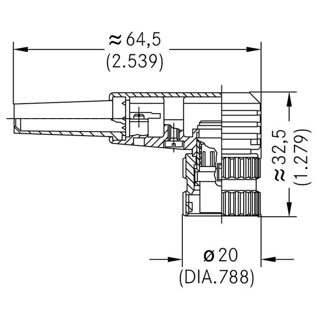 T 3435 005 Amphenol Tuchel Industrial  Assemblages de connecteurs circulaires